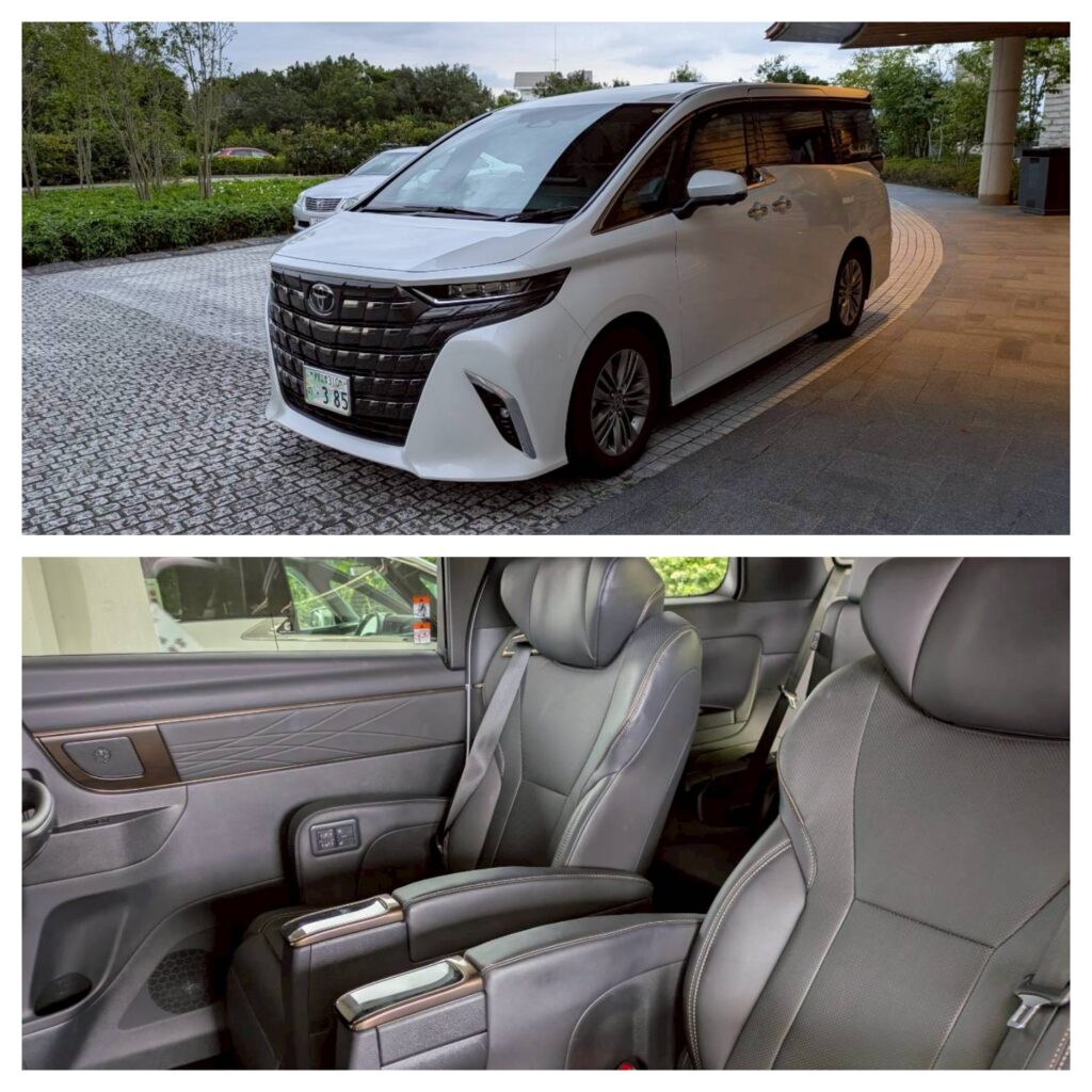 志摩観光ホテルの送迎車
