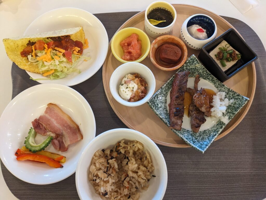 ロワジールホテル那覇の朝食ビュッフェ