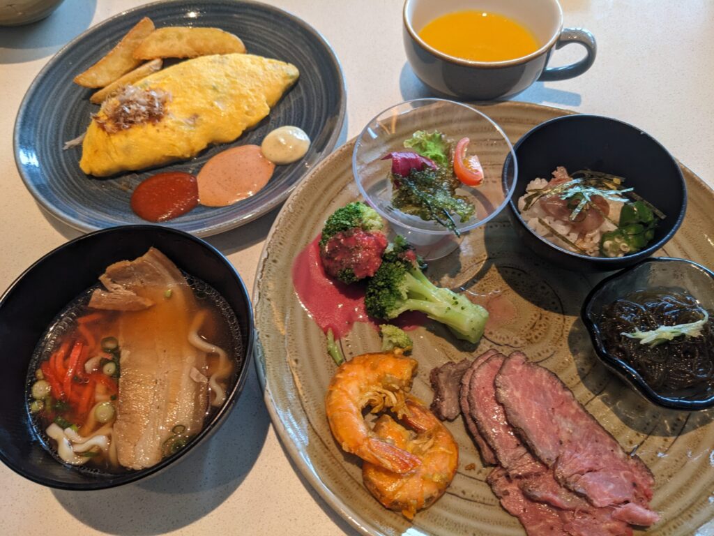 ザロイヤルパークホテルアイコニック那覇の朝食